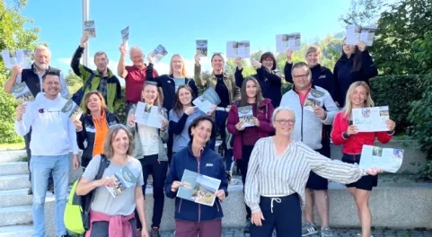 Vorstellung neue Abteiland Wanderbroschüre